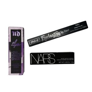 NIB - Urban Decay Setting Spray, NARS Lip Pencil & Kat Von D Lip Liner Set